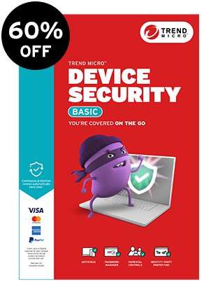 Official Trend Micro Device Security Basic Product Box Image