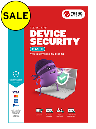 Official Trend Micro Device Security Basic Product Box Image